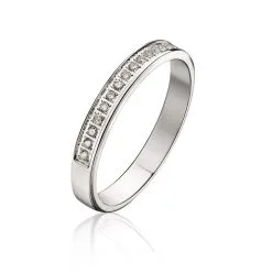 Histoire D'Or Alliance Amber Or Blanc Diamant