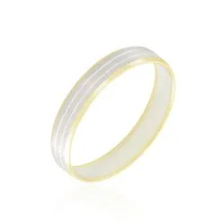 Histoire D'Or Alliance Ahmad Or Bicolore