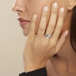 Histoire D'Or Bague Or Blanc Kristiina Diamants -Promos Anneau Magasin B3DFBDW4AV model1