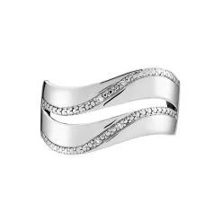 Histoire D'Or Bague Or Blanc Kristiina Diamants -Promos Anneau Magasin B3DFBDW4AV view1
