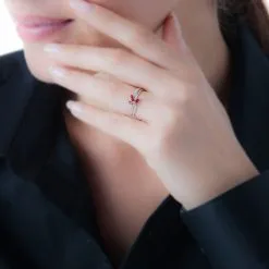 Histoire D'Or Bague Maura Or Blanc Quartz Et Diamant 5 Histoire D'Or Bague Maura Or Blanc Quartz Et Diamant -Promos Anneau Magasin B3DFBQM243 model0