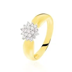 Histoire D'Or Bague Chou Or Jaune Diamant