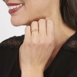 Histoire D'Or Bague Mona-lisa Or Jaune Diamant -Promos Anneau Magasin B3DFJDW233 model0