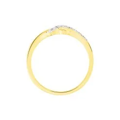 Histoire D'Or Bague Mona-lisa Or Jaune Diamant -Promos Anneau Magasin B3DFJDW233 view2