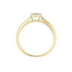 Histoire D'Or Bague Or Jaune Multi Pierres Diamants 8 Histoire D'Or Bague Or Jaune Multi Pierres Diamants -Promos Anneau Magasin B3DFJDW32L view2