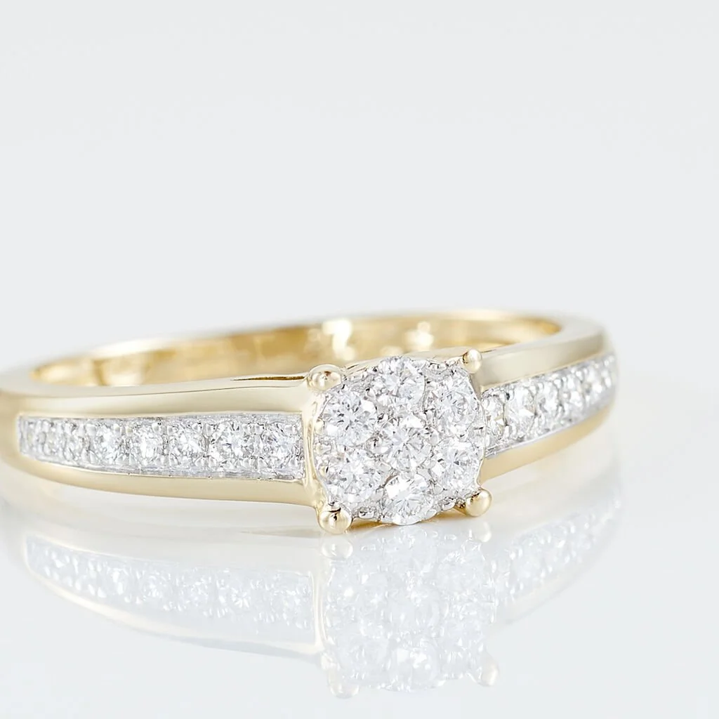 Histoire D'Or Bague Or Jaune Multi Pierres Diamants 4 Histoire D'Or Bague Or Jaune Multi Pierres Diamants – Image 4