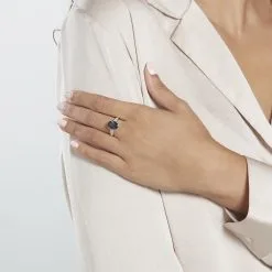 Histoire D'Or Bague Or Jaune Marie-camille Topaze Oxydes De Zirconium -Promos Anneau Magasin B3DFJT5583 model1