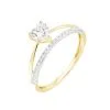 Histoire D'Or Bague Mohira Or Jaune Oxyde De Zirconium