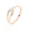 Histoire D'Or Bague Cyranna Or Rose Diamant