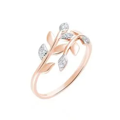 Histoire D'Or Bague Emelyne Or Rose Diamant