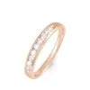 Histoire D'Or Alliance Giulia Or Rose Diamant