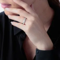 Histoire D'Or Alliance Giulia Or Rose Diamant -Promos Anneau Magasin B7AFRDW02N model0