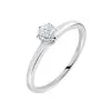 Histoire D'Or Bague Solitaire Natalia Or Blanc Diamant Synthetique