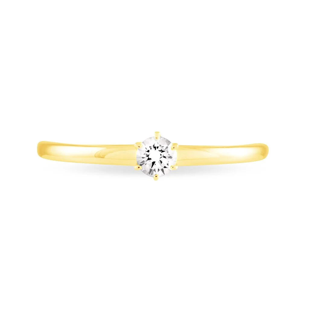 Histoire D'Or Bague Solitaire Natalia Or Jaune Diamant 2 Histoire D'Or Bague Solitaire Natalia Or Jaune Diamant – Image 2
