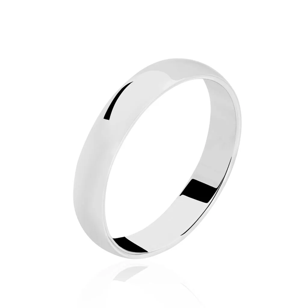 Histoire D'Or Alliance Khelya Ruban Plat Argent Blanc 1 Histoire D'Or Alliance Khelya Ruban Plat Argent Blanc