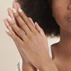 Histoire D'Or Bague Martta Argent Blanc -Promos Anneau Magasin FADFBW0501 model0