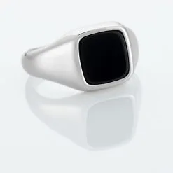 Histoire D'Or Chevalière Renelia Argent Blanc Blanc Onyx -Promos Anneau Magasin FADFBXN060 view3