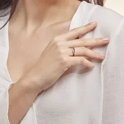 Histoire D'Or Bague Prudentia Argent Blanc Oxyde De Zirconium -Promos Anneau Magasin FADFBZD255 model0