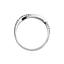 Histoire D'Or Bague Prudentia Argent Blanc Oxyde De Zirconium -Promos Anneau Magasin FADFBZD255 view2
