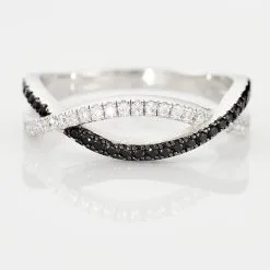 Histoire D'Or Bague Prudentia Argent Blanc Oxyde De Zirconium -Promos Anneau Magasin FADFBZD255 view3