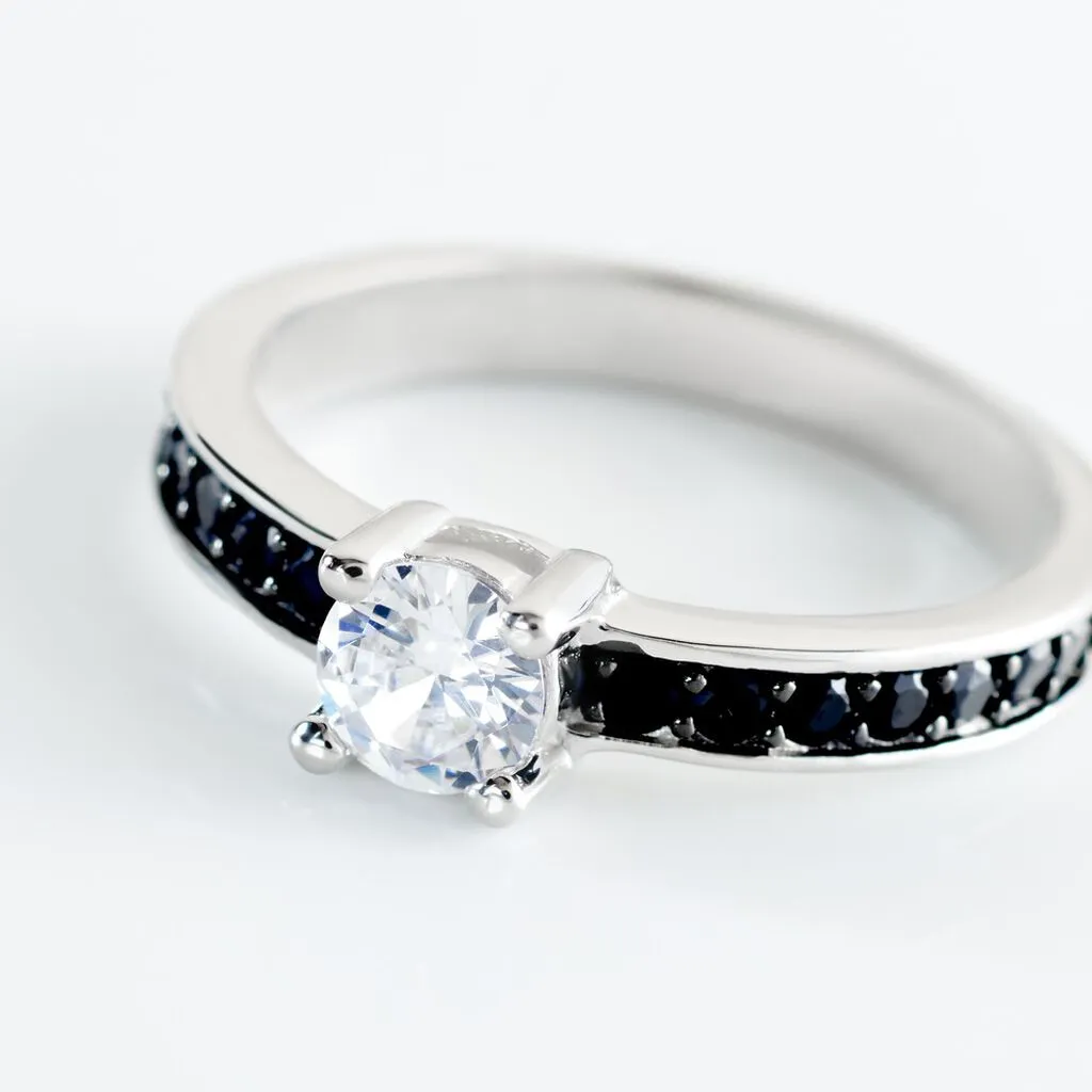 Histoire D'Or Bague Solitaire Regilla Argent Blanc Oxyde De Zirconium 4 Histoire D'Or Bague Solitaire Regilla Argent Blanc Oxyde De Zirconium – Image 4