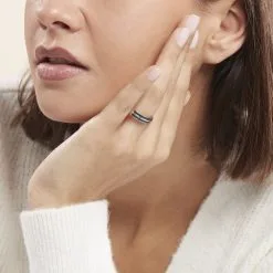 Histoire D'Or Bague Argent Blanc Agapios Oxydes De Zirconium 10 Histoire D'Or Bague Argent Blanc Agapios Oxydes De Zirconium -Promos Anneau Magasin FADFBZN138 model0