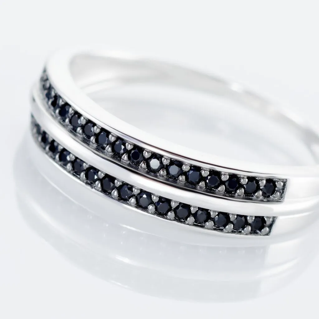 Histoire D'Or Bague Argent Blanc Agapios Oxydes De Zirconium 4 Histoire D'Or Bague Argent Blanc Agapios Oxydes De Zirconium – Image 4