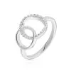 Histoire D'Or Bague Isabel Argent Blanc Oxyde De Zirconium