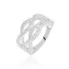 Histoire D'Or Bague Ireneo Argent Blanc Oxyde De Zirconium