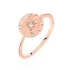 Histoire D'Or Bague Erinna Argent Rose Oxyde De Zirconium