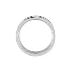 Histoire D'Or Bague Ano Acier Blanc -Promos Anneau Magasin FIDHBW0118 view2