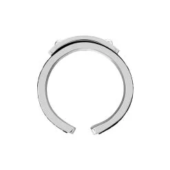 Histoire D'Or Bague Ahamd Acier Blanc -Promos Anneau Magasin FIDHBW0307 view2