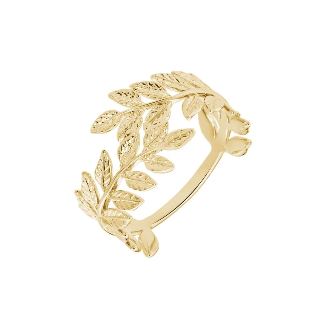 Histoire D'Or Bague Folia Plaqué Or Jaune 1 Histoire D'Or Bague Folia Plaqué Or Jaune