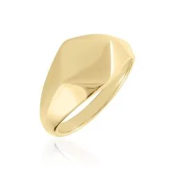 Histoire D'Or Chevalière Sebastiano Plaqué Or Jaune