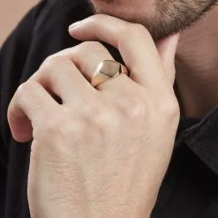 Histoire D'Or Chevalière Sebastiano Plaqué Or Jaune -Promos Anneau Magasin FQHHJW0160 model1