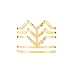 Histoire D'Or Bague Ajustable Adel Acier Doré 7 Histoire D'Or Bague Ajustable Adel Acier Doré -Promos Anneau Magasin MIDFJW0247 view1