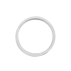 Jourdan Bague Jonc Maewen Acier Blanc -Promos Anneau Magasin MIDHBW0027 view2